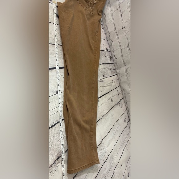 Chico’s So Slimming Girlfriend Ankle Timber Color Pants (Womens size 8) - Picture 3 of 10